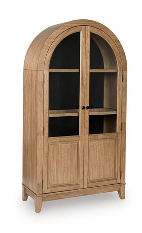 Dagandale Natural/Black Accent Cabinet by ASHLEY FURNITURE at Eve Furniture