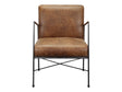 Dagwood Brown Leather Armchair by Moe's Home at Eve Furniture