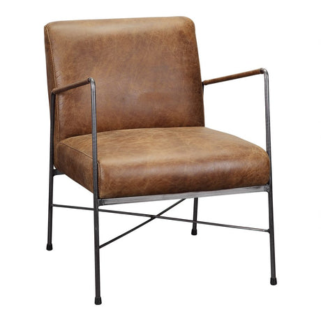 Dagwood Leather Armchair by Moe's Home at Eve Furniture