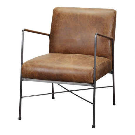 Dagwood Leather Armchair by Moe's Home at Eve Furniture