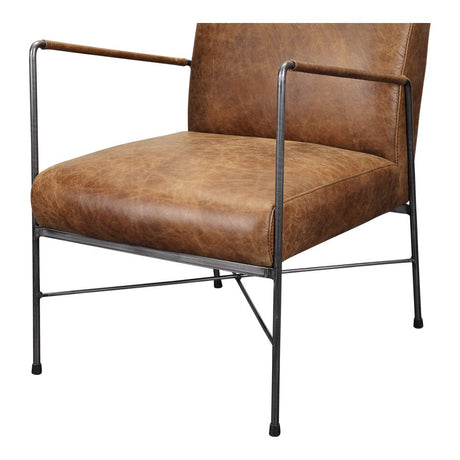 Dagwood Leather Armchair by Moe's Home at Eve Furniture