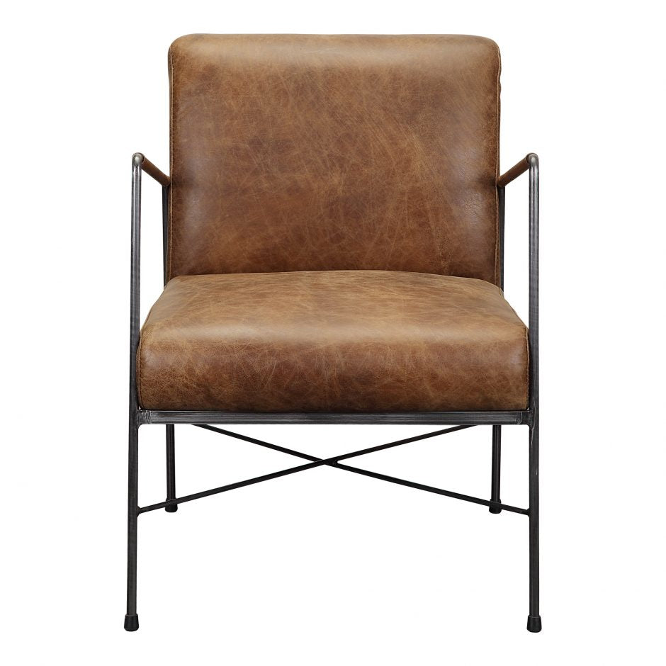 Dagwood Leather Armchair by Moe's Home at Eve Furniture