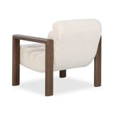 Dahlia Accent Chair - Ivory Fleece by Classic Home at Eve Furniture