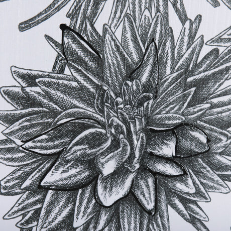 Dahlia Study - Detail by Mercana Studio Hand Embellished Textured Framed Art Photo Matted under Glas by Mercana at Eve Furniture