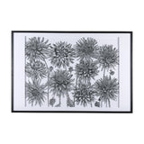 Dahlia Study - Detail by Mercana Studio Hand Embellished Textured Framed Art Photo Matted under Glas by Mercana at Eve Furniture