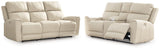 Dahlmoore Almond Power Reclining Sofa and Loveseat by Ashley at Eve Furniture