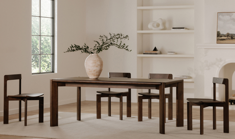 Daifuku Dining Chair Brown by Moe's Home at Eve Furniture
