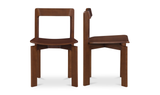 Daifuku Dining Chair Brown by Moe's Home at Eve Furniture