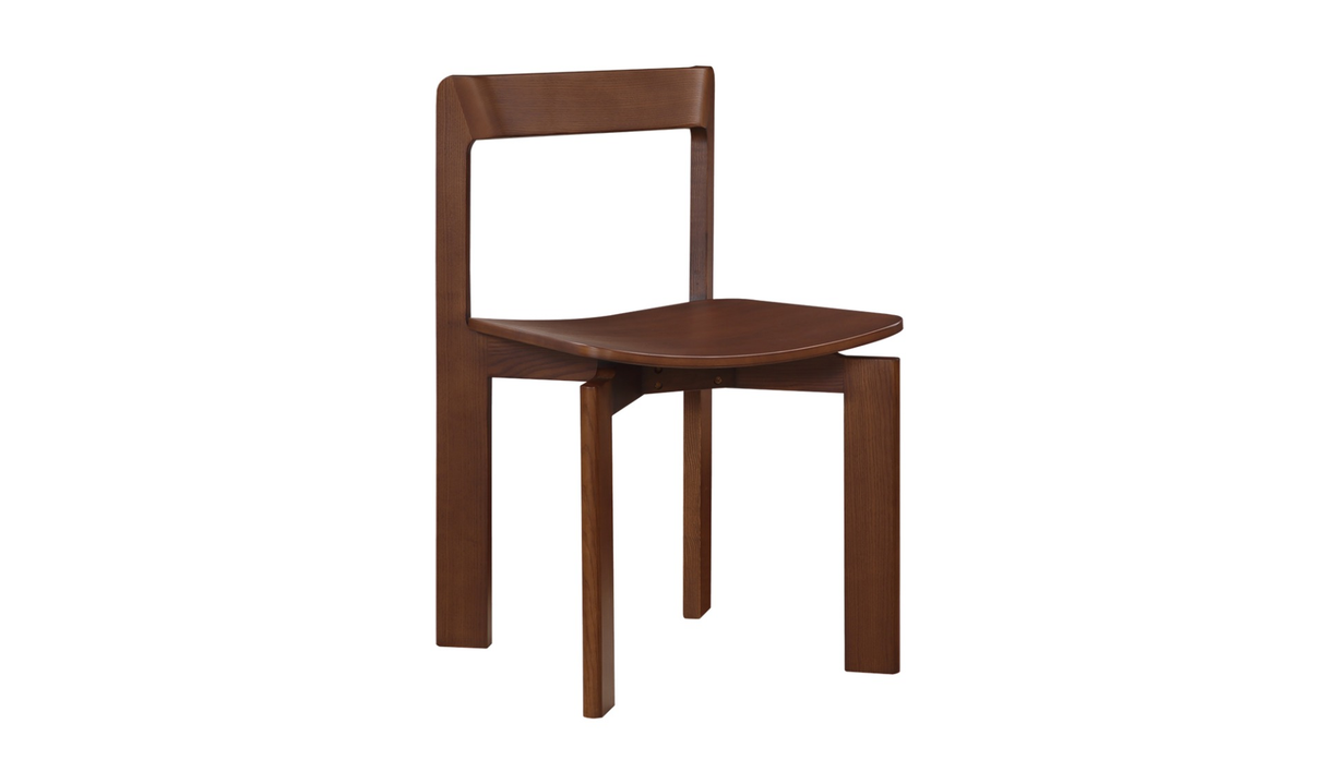 Daifuku Dining Chair Brown by Moe's Home at Eve Furniture