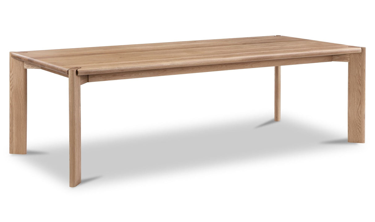 Daifuku Large Dining Table Brushed Natural Oak by Moe's Home at Eve Furniture