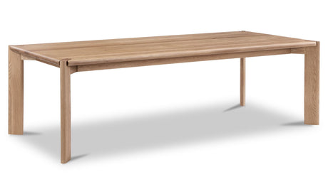 Daifuku Large Dining Table Brushed Natural Oak by Moe's Home at Eve Furniture