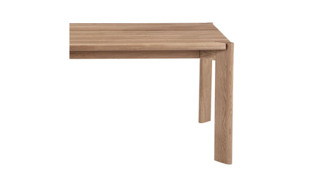 Daifuku Large Dining Table Brushed Natural Oak by Moe's Home at Eve Furniture