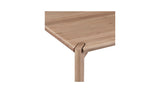 Daifuku Large Dining Table Brushed Natural Oak by Moe's Home at Eve Furniture