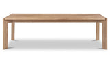 Daifuku Large Dining Table Brushed Natural Oak by Moe's Home at Eve Furniture