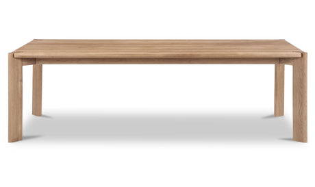 Daifuku Large Dining Table Brushed Natural Oak by Moe's Home at Eve Furniture