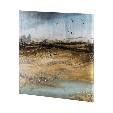 Daily Fly Over by Julie Devine a Canvas Print by Mercana at Eve Furniture