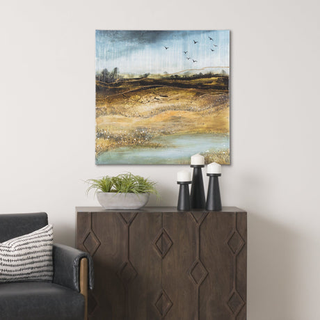 Daily Fly Over by Julie Devine a Canvas Print by Mercana at Eve Furniture