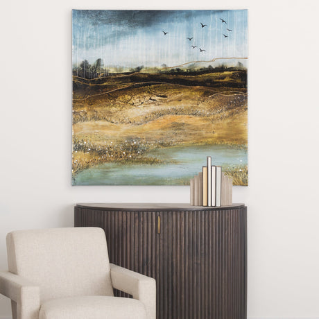 Daily Fly Over by Julie Devine a Canvas Print by Mercana at Eve Furniture