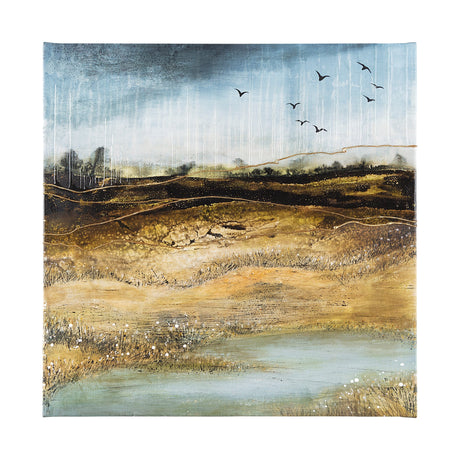 Daily Fly Over by Julie Devine a Canvas Print by Mercana at Eve Furniture