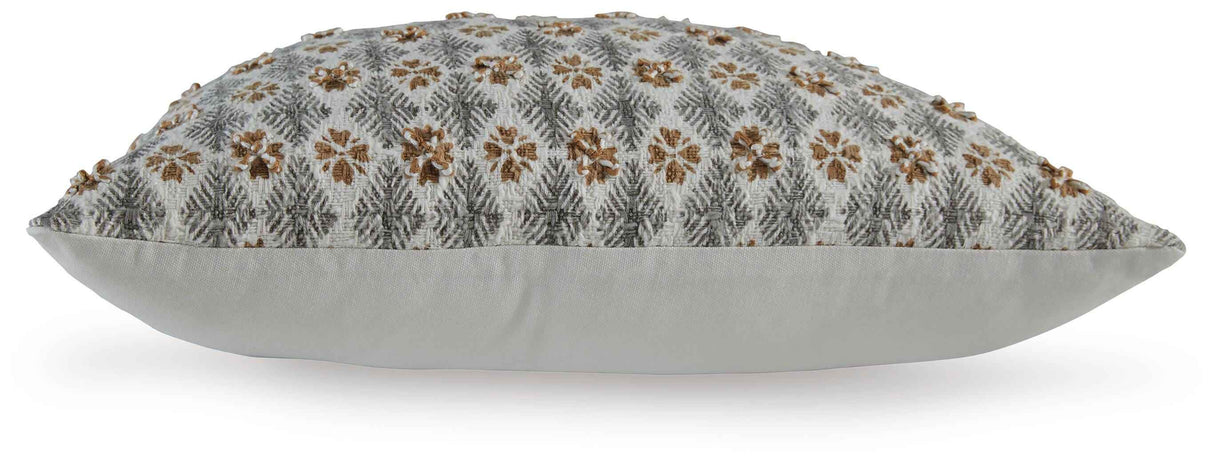 Dainwick White/Gray/Brown Pillow by Ashley at Eve Furniture