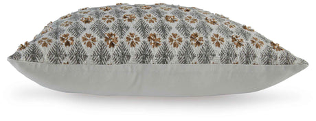 Dainwick White/Gray/Brown Pillow by Ashley at Eve Furniture