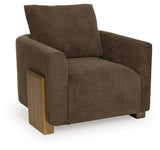 Dairlett Brown Accent Chair by Ashley at Eve Furniture