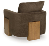 Dairlett Brown Accent Chair by Ashley at Eve Furniture