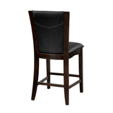 Daisy Dark Brown Counter Height Chair, Set of 2 by Homelegance at Eve Furniture