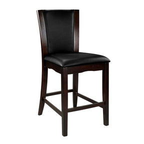 Daisy Dark Brown Counter Height Chair, Set of 2 by Homelegance at Eve Furniture