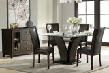 Daisy Dark Brown Server by Homelegance at Eve Furniture