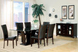 Daisy Dark Brown Side Chair, Set of 2 by Homelegance at Eve Furniture