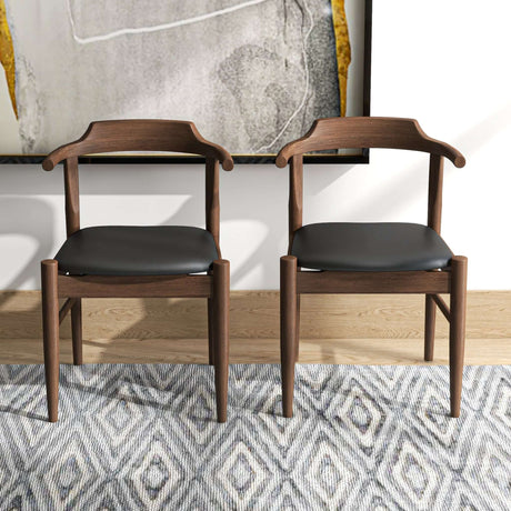 Daisy Dining Chair (Set of 2) Grey Fabric