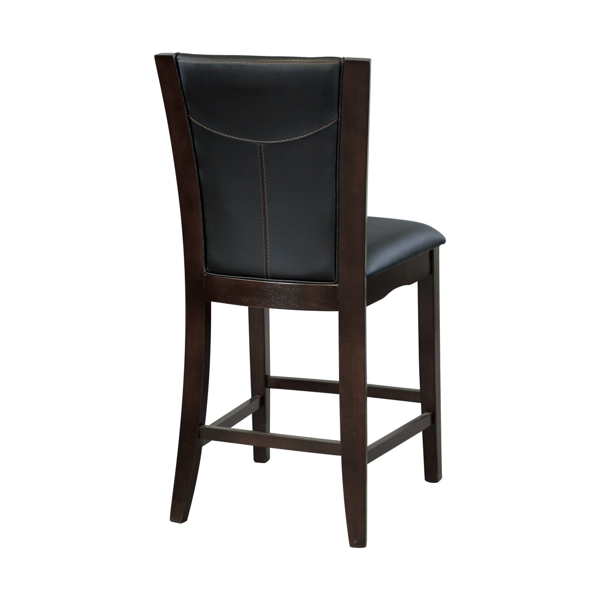 Daisy Espresso 48" Glass-Top Round 5-Piece Counter Height Set by Homelegance at Eve Furniture