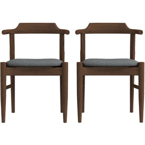 Daisy Gray Fabric Dining Chair (Set Of 2) by Ashcroft Furniture at Eve Furniture