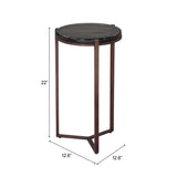 Daiza Bronze Side Table by Zuomod at Eve Furniture