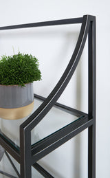 Dakerwell Antique Black 72" Bookcase by Ashley at Eve Furniture