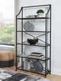 Dakerwell Antique Black 72" Bookcase by Ashley at Eve Furniture