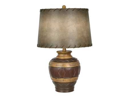 Dakota Brown Table Lamp (Set of 2) by Crestview at Eve Furniture