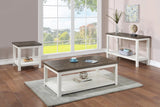 Dakota Chalk White End Table by Crown Mark at Eve Furniture
