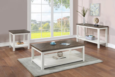 Dakota Chalk White End Table by Crown Mark at Eve Furniture