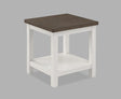 Dakota Chalk White End Table by Crown Mark at Eve Furniture
