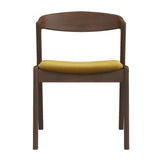 Dakota Dark Yellow Velvet Dining Chair (Set Of 2) by Ashcroft Imports at Eve Furniture