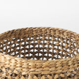 Dakota (Set of 3) Medium Brown Seagrass Round Basket by Mercana at Eve Furniture