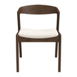 Dakota Solid Wood Cream Velvet Dining Chair (Set Of 2) by Ashcroft Furniture at Eve Furniture