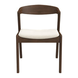 Dakota Solid Wood Cream Velvet Dining Chair (Set Of 2) by Ashcroft Furniture at Eve Furniture