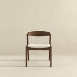 Dakota Solid Wood Cream Velvet Dining Chair (Set Of 2) by Ashcroft Furniture at Eve Furniture