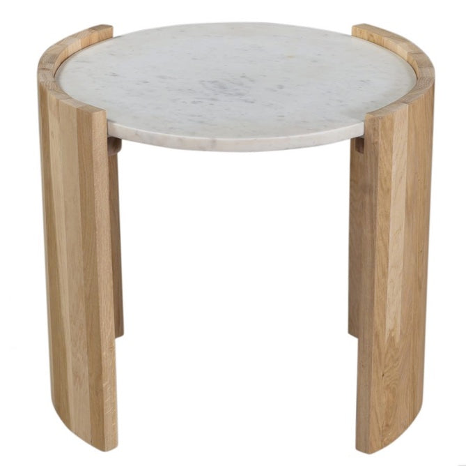 Dala Side Table White by Moe's Home at Eve Furniture