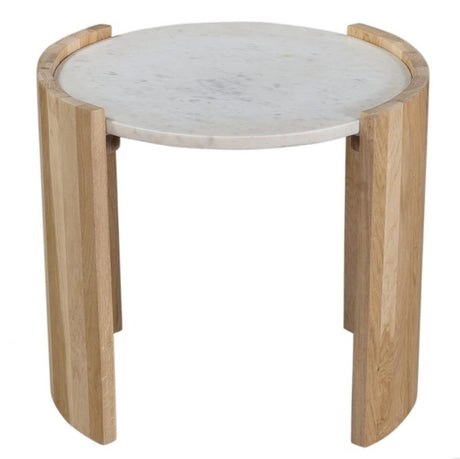 Dala Side Table White by Moe's Home at Eve Furniture