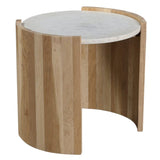Dala Side Table White by Moe's Home at Eve Furniture