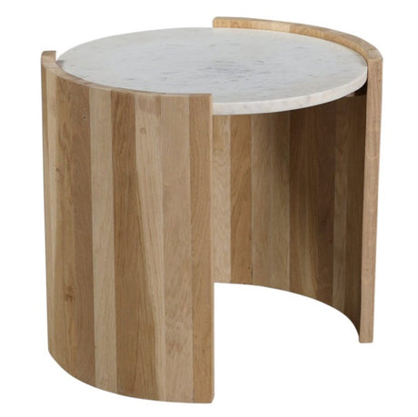 Dala Side Table White by Moe's Home at Eve Furniture